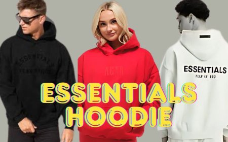 Essentials Hoodie with Relaxed Silhouette