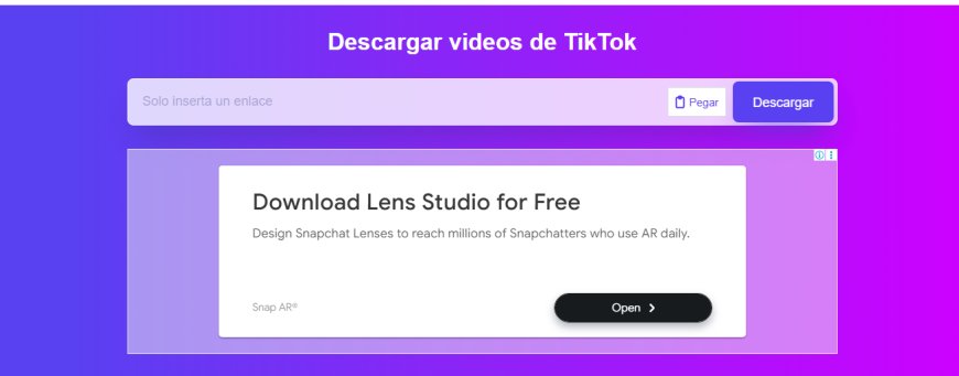 Descargar Videos de TikTok
