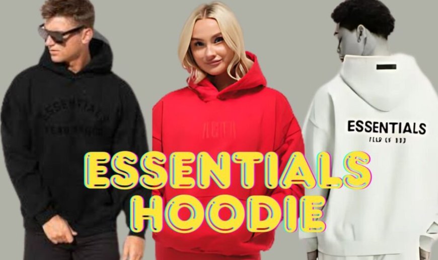 Essentials Hoodie with Relaxed Silhouette