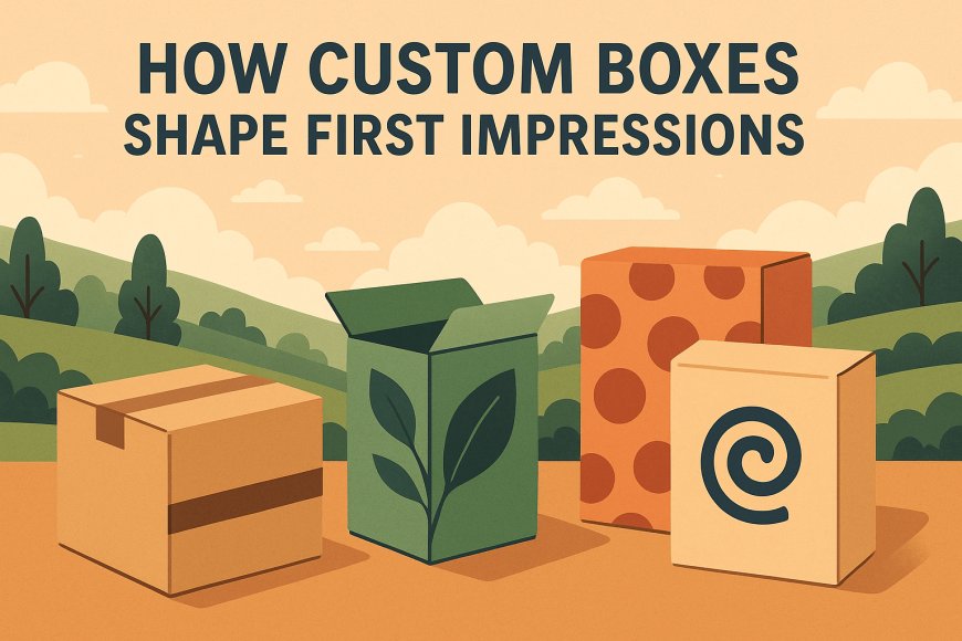 How Custom Boxes Shape First Impressions