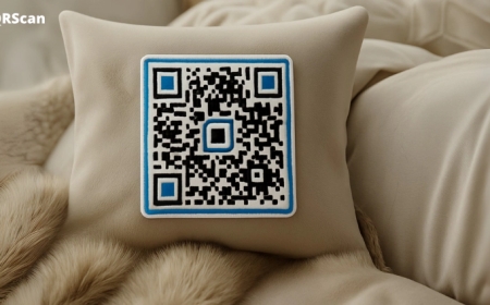 QR Code Embroidered Patch – Smart Design Meets Functionality