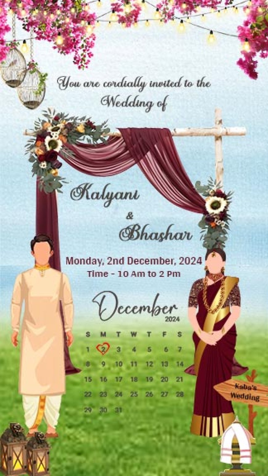 Add Cultural Elegance with an Indian Wedding Card Template